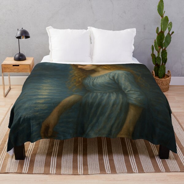 Item preview, Moonlight Solitude – Vintage Style Portrait of a Woman designed and sold by Lacritsa .