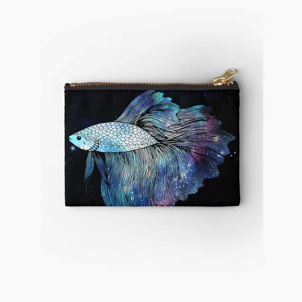 Item preview, Blue Galaxy Betta Fish designed and sold by Julie Erin Designs.