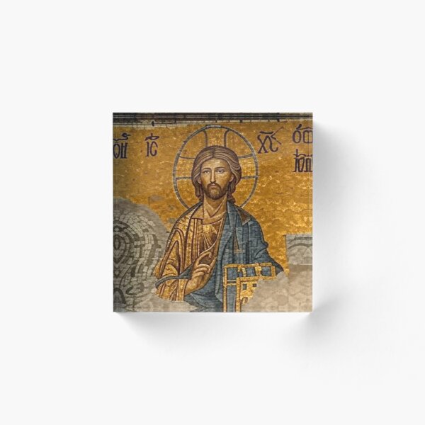 Item preview, Byzantine Gold Mosaic of Christ from Hagia Sophia designed and sold by Naomi Gutierrez Parrish.