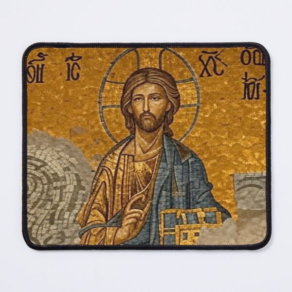 Item preview, Byzantine Gold Mosaic of Christ from Hagia Sophia designed and sold by Naomi Gutierrez Parrish.