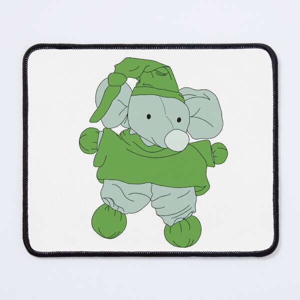 Item preview, grey mouse with green accents designed and sold by Designsforallx.