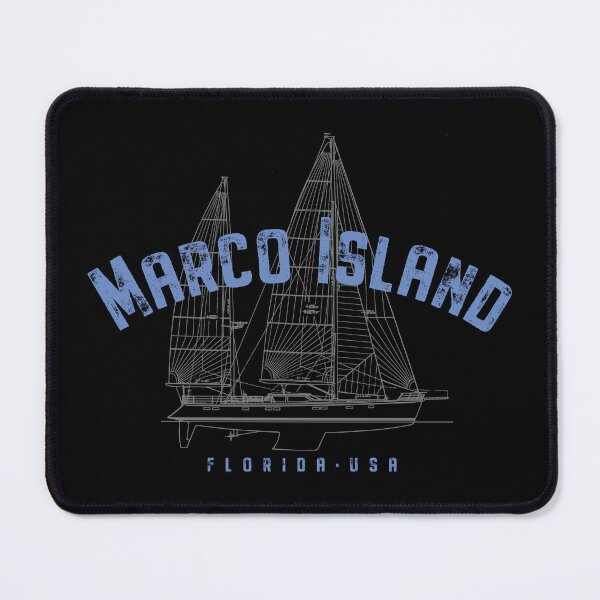 Item preview, Marco Island Florida Nautical Sailboat Design designed and sold by Futurebeachbum.