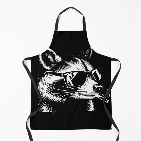 Item preview, smoking racoon designed and sold by LayersDesign.