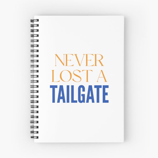 Item preview, Never Lost a Tailgate Fun Quote Orange Blue designed and sold by Stickers by @molllyclare.