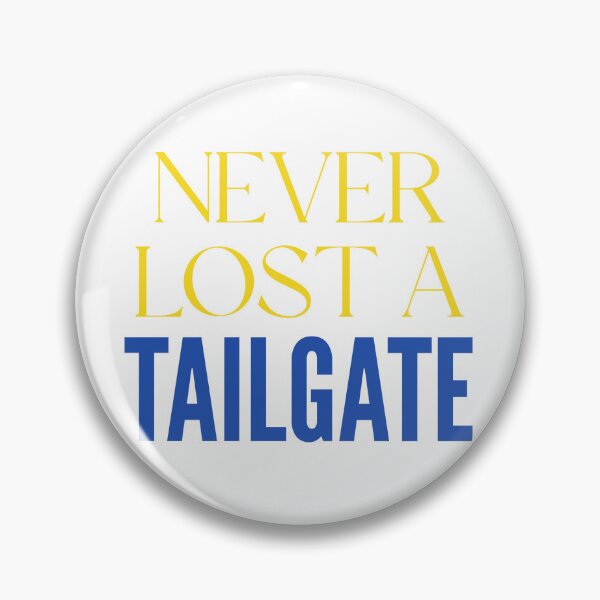 Item preview, Never Lost a Tailgate Fun Quote Maize Blue designed and sold by Stickers by @molllyclare.