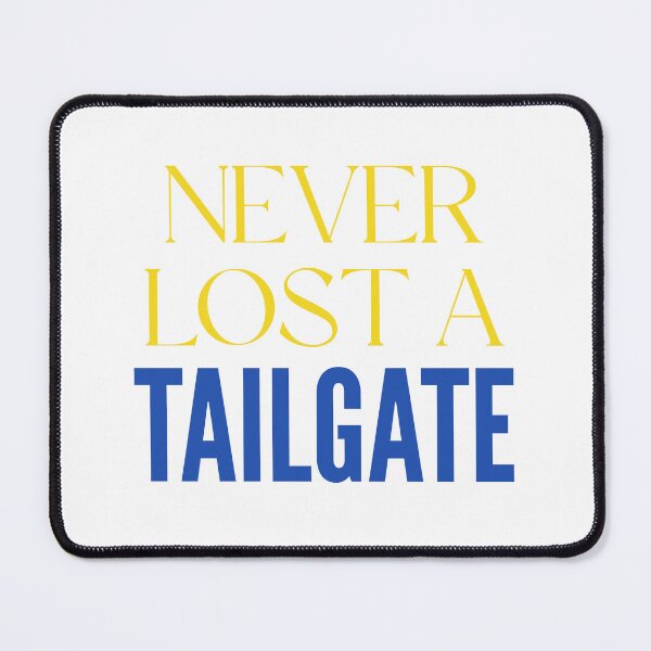 Item preview, Never Lost a Tailgate Fun Quote Maize Blue designed and sold by Stickers by @molllyclare.