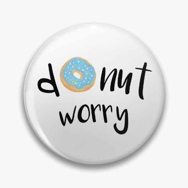 Item preview, Donut Worry Blue designed and sold by Julie Erin Designs.