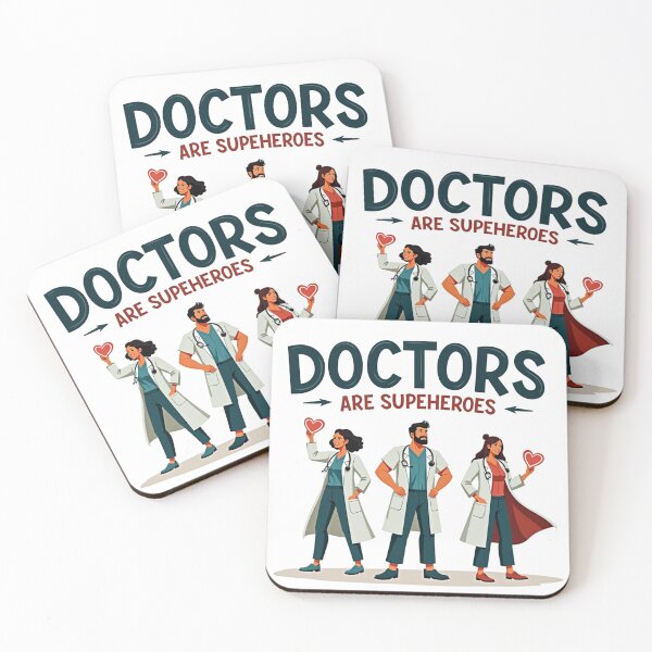 Item preview, Doctors Are Super Heroes designed and sold by TamGustam.