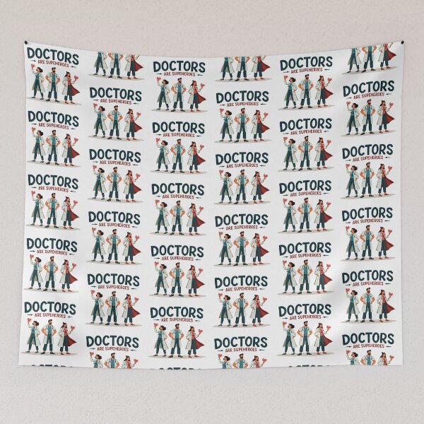 Item preview, Doctors Are Super Heroes designed and sold by TamGustam.