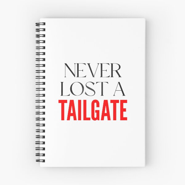 Item preview, Never Lost a Tailgate Fun Quote Red designed and sold by Stickers by @molllyclare.