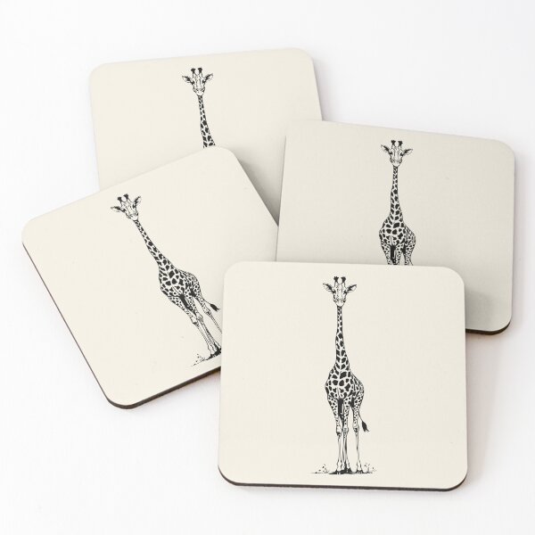 Item preview, Stretch Goals – Cute Long-Neck Giraffe Illustration designed and sold by BlindCatCreative.