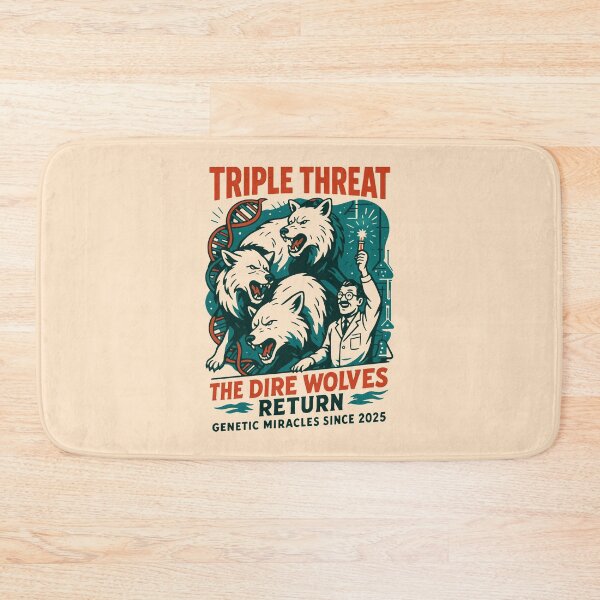 Item preview, Triple Threat: The Dire Wolves Return - Genetic Miracle designed and sold by zzz888.