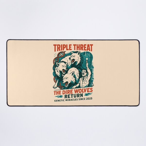 Item preview, Triple Threat: The Dire Wolves Return - Genetic Miracle designed and sold by zzz888.