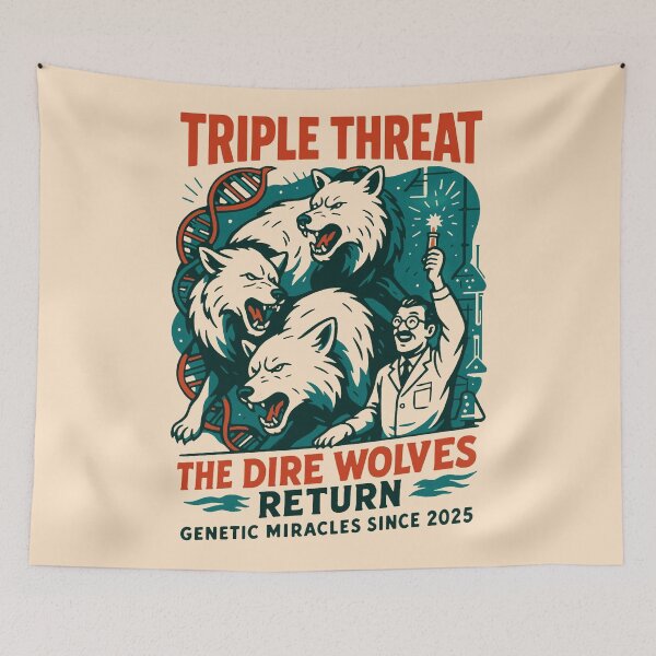 Item preview, Triple Threat: The Dire Wolves Return - Genetic Miracle designed and sold by zzz888.