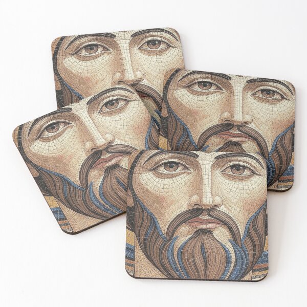 Item preview, Byzantine Christ Mosaic with Gold Halo from Hagia Sophia designed and sold by Naomi Gutierrez Parrish.