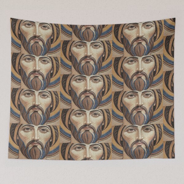 Item preview, Byzantine Christ Mosaic with Gold Halo from Hagia Sophia designed and sold by Naomi Gutierrez Parrish.
