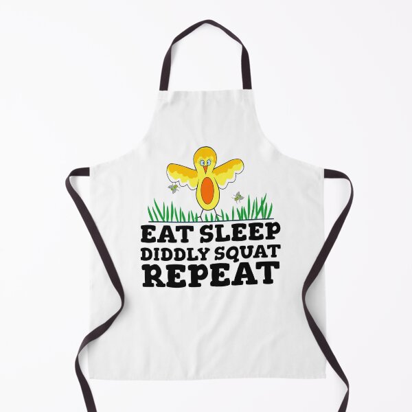 Item preview, Eat Sleep Repeat Diddly Squat Bird designed and sold by Sartoris Art.