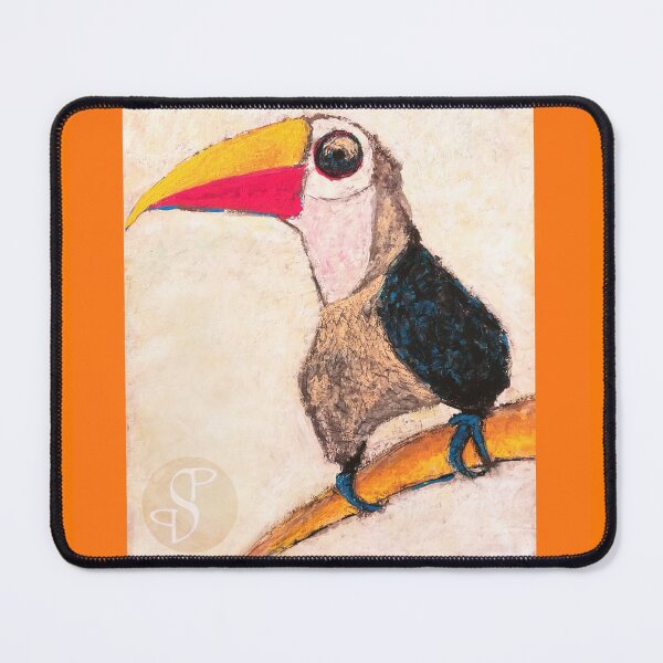 Item preview, Toucan in orange designed and sold by PumpkinStudioPL.