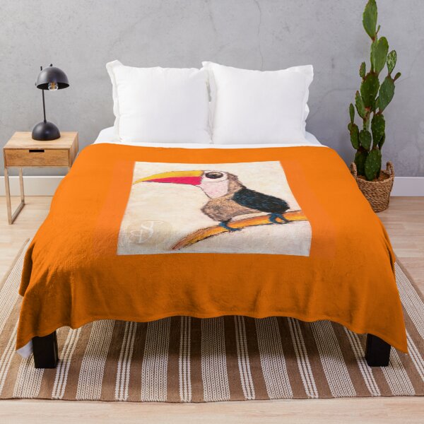 Item preview, Toucan in orange designed and sold by PumpkinStudioPL.