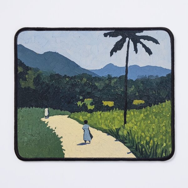 Item preview, India landscape | Post-impressionist painting style designed and sold by ComicsFactory.