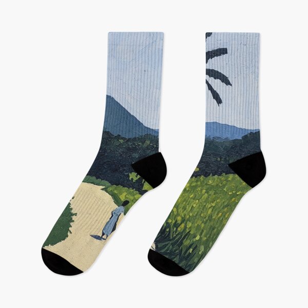 Item preview, India landscape | Post-impressionist painting style designed and sold by ComicsFactory.