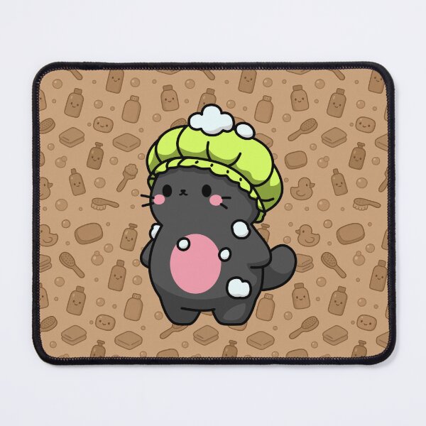 Item preview, Kitty on a shower with background  designed and sold by Sthe-art.