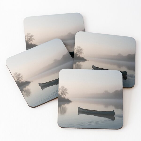 Item preview, Canoe on Misty Lake designed and sold by DankThreads.