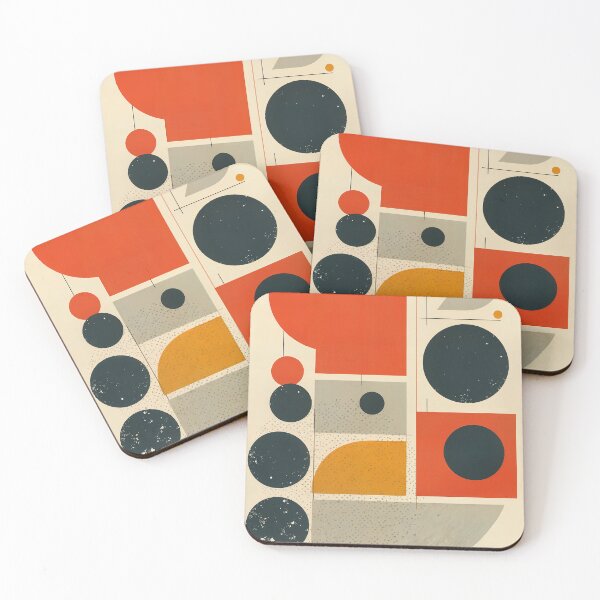 Item preview, Mid-Century Modern Bold Shapes No. 2 designed and sold by Skull Bongo Consortium.