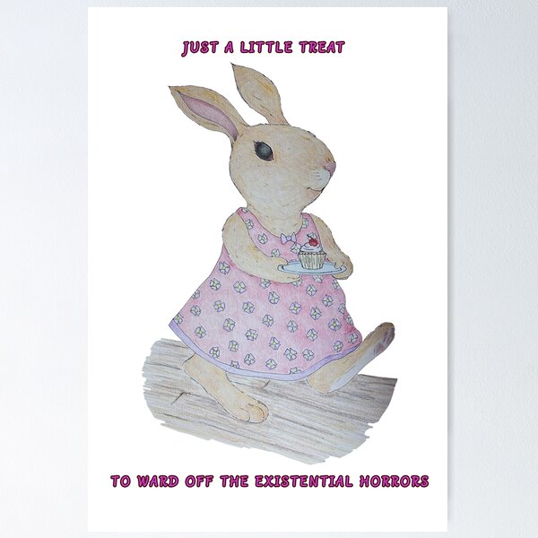 Artikelvorschau, Existenzieller Leckerli-Hase entworfen und verkauft von PaintomimeHorse.