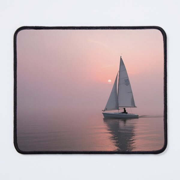 Item preview, Sailboat on Sunset Lake designed and sold by DankThreads.
