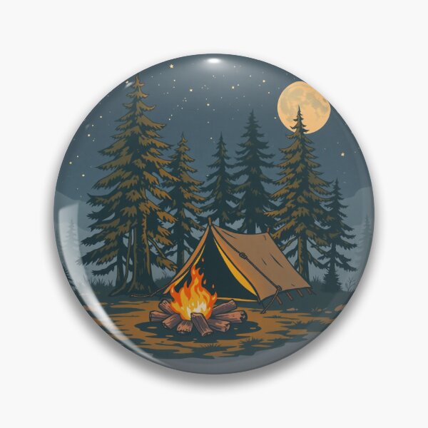 Item preview, Campfire Dreams A Vintage Wilderness Escape Dawn designed and sold by C1self.