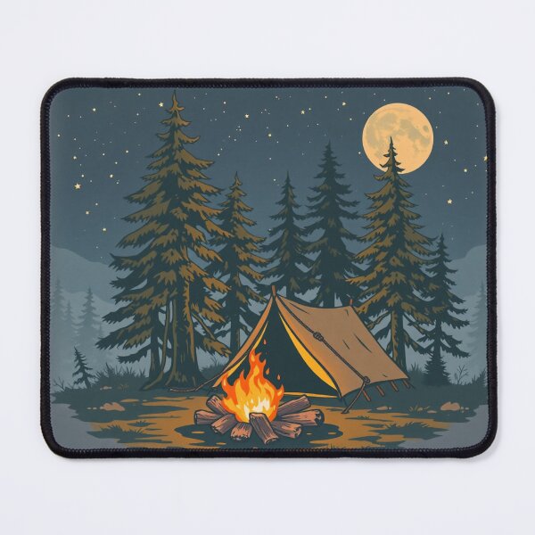 Item preview, Campfire Dreams A Vintage Wilderness Escape Dawn designed and sold by C1self.
