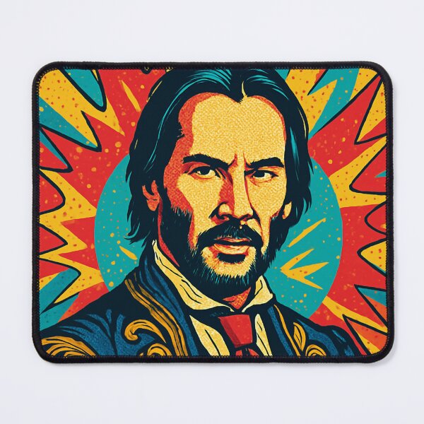 Item preview, Keanu Reeves Pop Art Portresi – Renkli Dijital İllüstrasyon designed and sold by PrometheusStyle.