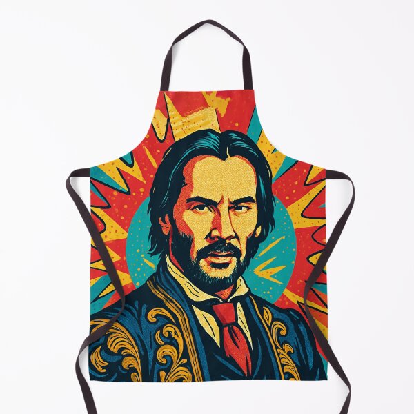 Item preview, Keanu Reeves Pop Art Portresi – Renkli Dijital İllüstrasyon designed and sold by PrometheusStyle.