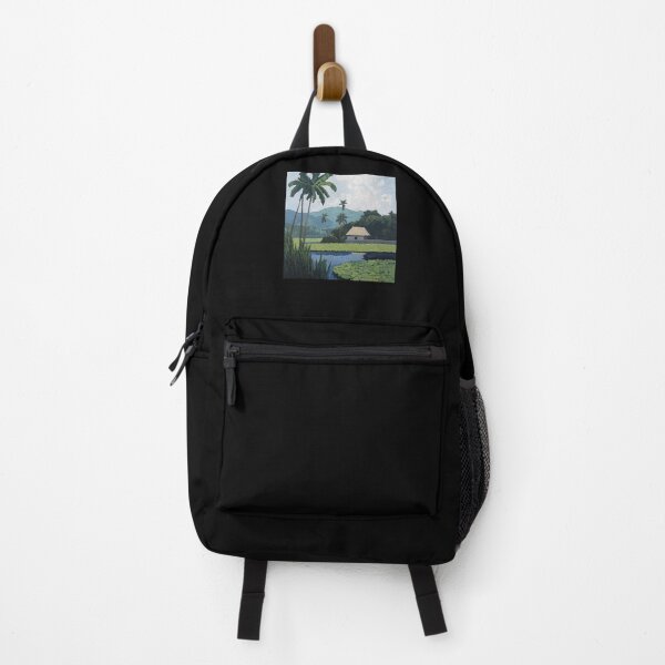 Item preview, Indonesia landscape | Post-impressionist painting style designed and sold by ComicsFactory.