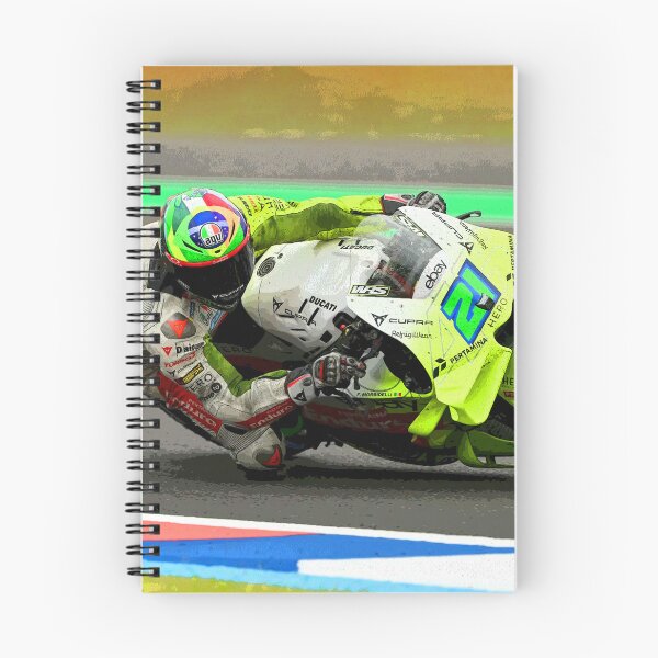 Item preview, Franco Morbidelli racing his 2025 MotoGP Motorcycle on the Circuit of the Americas abstract designed and sold by Rodissimus1984.