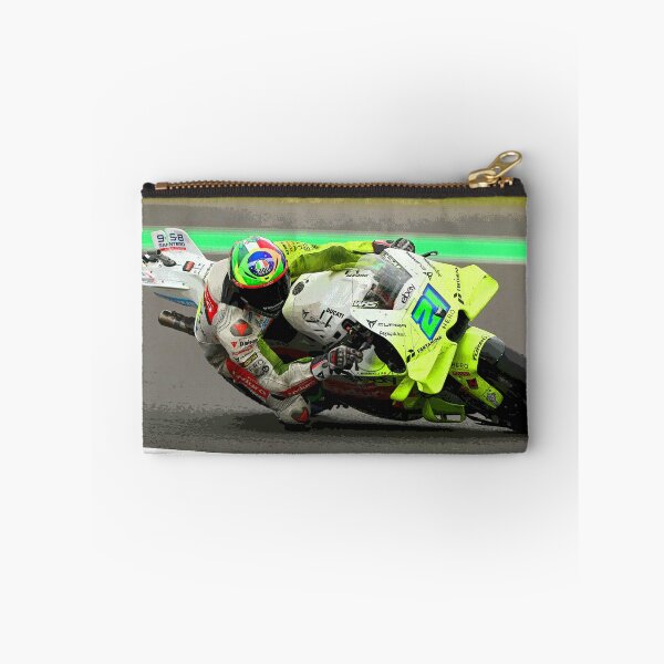 Item preview, Franco Morbidelli racing his 2025 MotoGP Motorcycle on the Circuit of the Americas abstract designed and sold by Rodissimus1984.