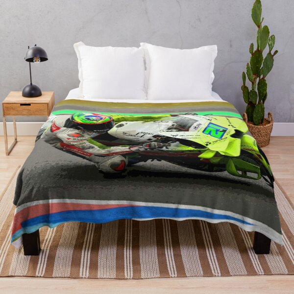 Item preview, Franco Morbidelli racing his 2025 MotoGP Motorcycle on the Circuit of the Americas abstract designed and sold by Rodissimus1984.