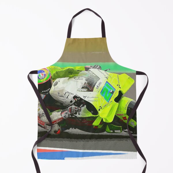 Item preview, Franco Morbidelli racing his 2025 MotoGP Motorcycle on the Circuit of the Americas watercolor designed and sold by Rodissimus1984.