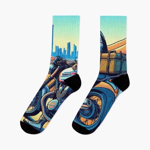 Item preview, AI Biker Taking a Break in Dubai - Perfect Design for Touring & Nature Lovers on Clothing & Accessories designed and sold by knalpot-design.