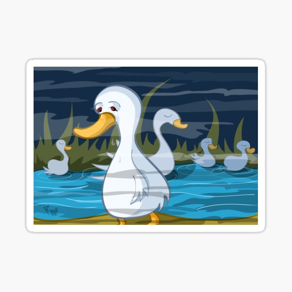 Vista previa del artículo con la obra «Patito feo», diseñado y vendido por LedraSerp.