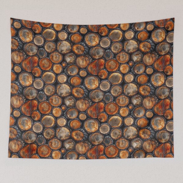 Item preview, Charred Timber Stack Texture designed and sold by NTGUILTY.