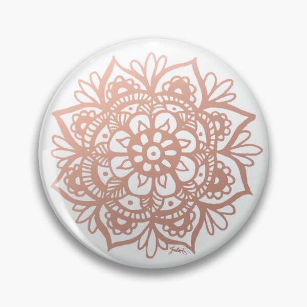 Item preview, Rose Gold Mandala Flower designed and sold by Julie Erin Designs.