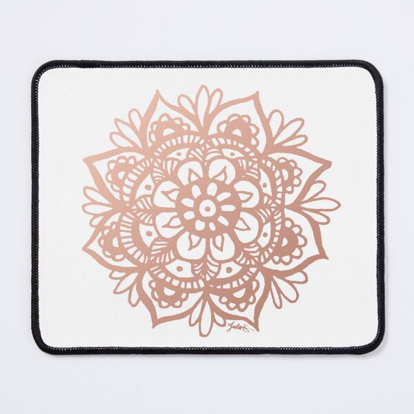 Item preview, Rose Gold Mandala Flower designed and sold by Julie Erin Designs.