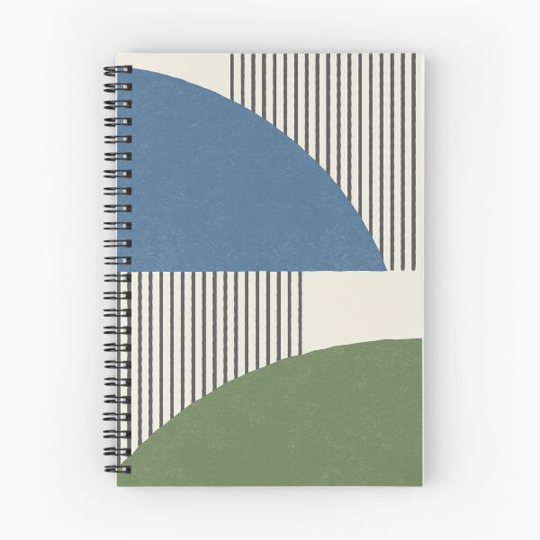 Item preview, Quarter Circle Lines - Blue Green designed and sold by moonlightprint.