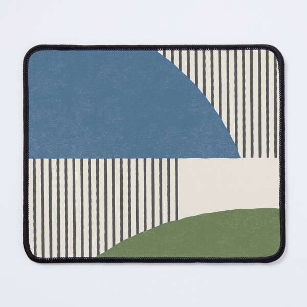 Item preview, Quarter Circle Lines - Blue Green designed and sold by moonlightprint.
