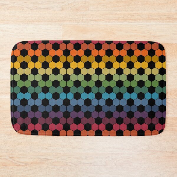 Item preview, Rainbow Earthy Gradient Soccer Print designed and sold by threadconnect.