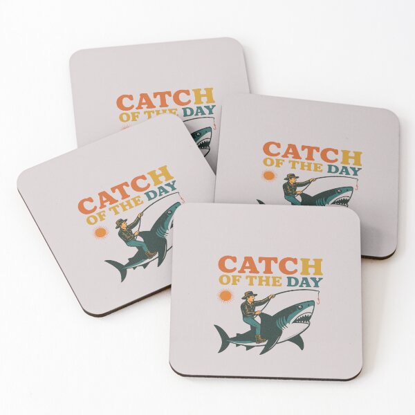 Item preview, "Catch Of The Day " Funny Fisherman's humor, fishing fans,  retro flair. designed and sold by Right-UR.