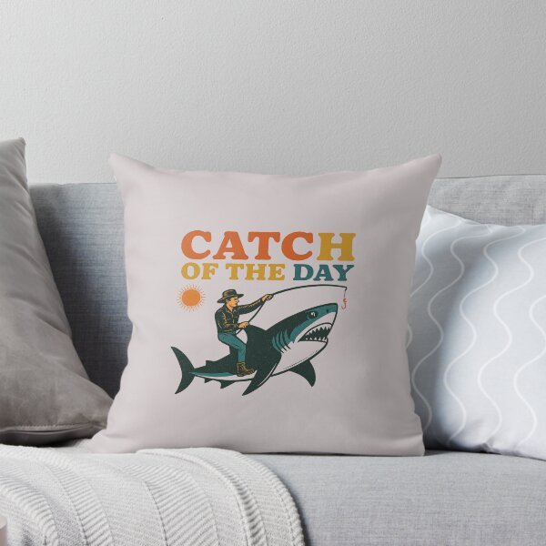 Item preview, "Catch Of The Day " Funny Fisherman's humor, fishing fans,  retro flair. designed and sold by Right-UR.