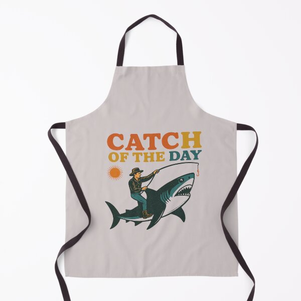 Item preview, "Catch Of The Day " Funny Fisherman's humor, fishing fans, retro flair. designed and sold by Right-UR.